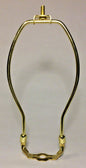 NEW 8 1/2" Heavy Duty Brass Plated Lamp Harp with Base Shade Holder  #HAR43