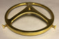 New 4" Fitter Cast Brass Glass Lamp Shade Holder, Unfinished Brass #SHH72U