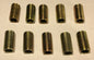 Lot Of 10, 1.5" ,1/8 IP Zinc Plated Steel Lamp Nipples 3/8" O.D. Rust Resistant