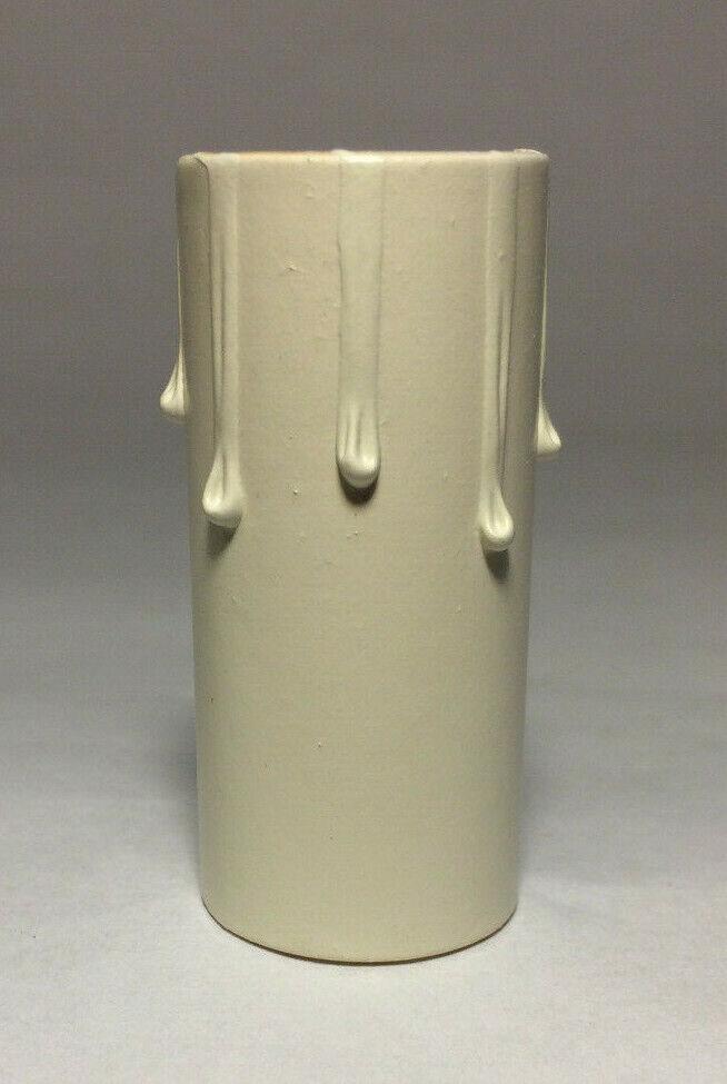 New 2" Antique Style Paper Board Candle Cover, Ivory Color, Candelabra #CC971i - Stone Door Lamps