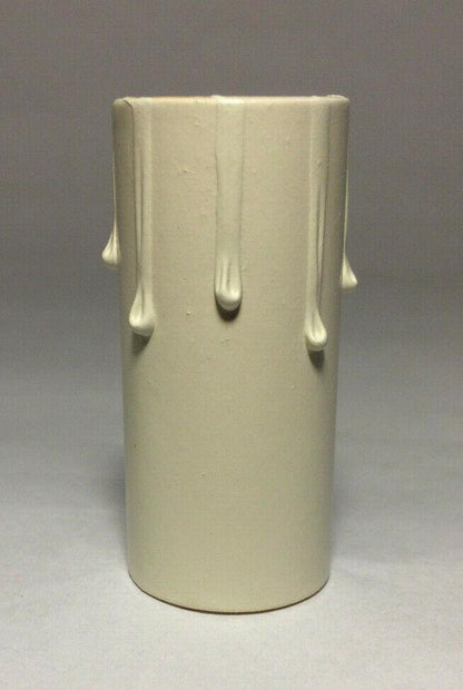 New 2" Antique Style Paper Board Candle Cover, Ivory Color, Candelabra #CC971i - Stone Door Lamps