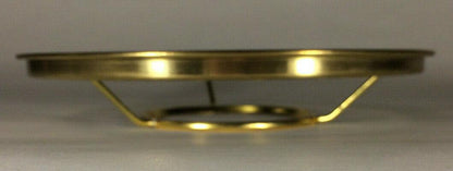 New 7" Fitter Solid Brass Shade Ring Holder For No. 2 Brass Plated Burners SR724 - Stone Door Lamps