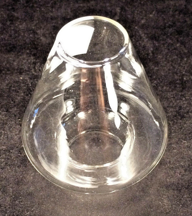 1 1/4" X 2 3/4" Pixie Night clear glass chimney for Pixie style oil lamp burners