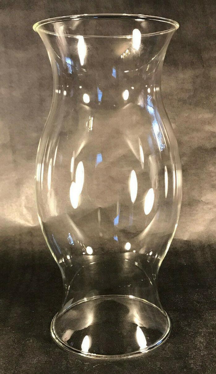 New 4 7/8" x 11 1/4" Borosilicate Glass Hurricane Shade For Candle Lighting #810 - Stone Door Lamps