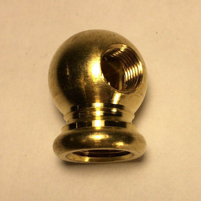 New 3-Way Unfinished Brass Lamp Arm Back, 7/8" Dia., 1/4Fx1/8Fx1/8F #AB486U