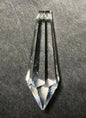 New 1 1/2" Clear BrilliantCut Drop Cyrstal Lead Prism, Machine Cut & Polished - Stone Door Lamps