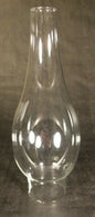 New 2 1/8" x 9 1/8" Clear Borosilicate Glass Oil Lamp #0 Bombe Chimney   #CH975