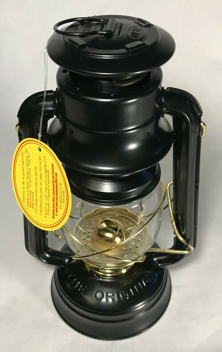 New Dietz #76 The Original Oil Lantern With Wick,  Black, 10" Tall #LA855
