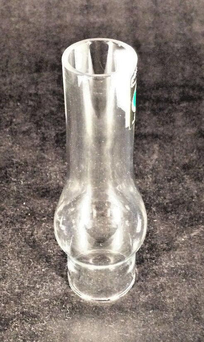 Clear Glass 1 1/4" X 4 1/2" Lamp Chimney Kerosene Oil Miniature Japanese Burners