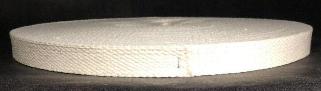 New 7/8" Wide, 96 Ft. Spool Flat Cotton Oil Lamp Wick For Lamplight Farm #WI919S - Stone Door Lamps
