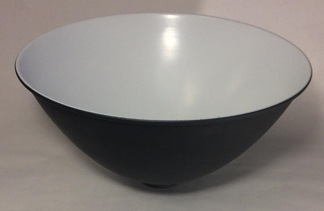 2 1/4" X 12" Satin Black Industrial Style Metal Dome Pendant Lamp Shade #IS353BK - Stone Door Lamps