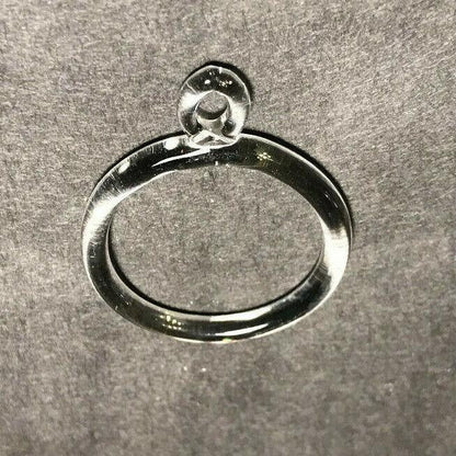 New 1 5/8" Clear Crystal Ring Hanger With Pinhole For Chandelier Arm, #CR747 - Stone Door Lamps