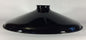 2 1/4 X 12 Black Porcelain Industrial Style Metal Cone Lamp Light Shade Pendant