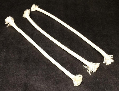 3 pack - PIXIE LAMPWICK, USA - MADE 1/8" DIAMETER ROUND x 6" LONG LAMP WICK #917 - Stone Door Lamps