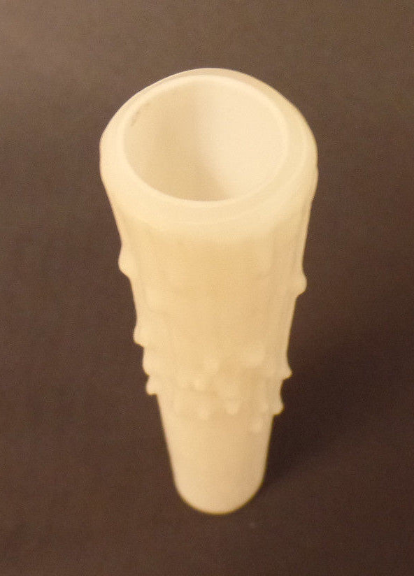 New 6" Ivory PolyBeesWax Chandelier Candelabra Candle Cover with Drips  #CC911i