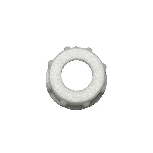 New White Bakelite (Plastic) Lamp Cord Bushing, 1/4F Tap (1/2") #CB906 - Stone Door Lamps