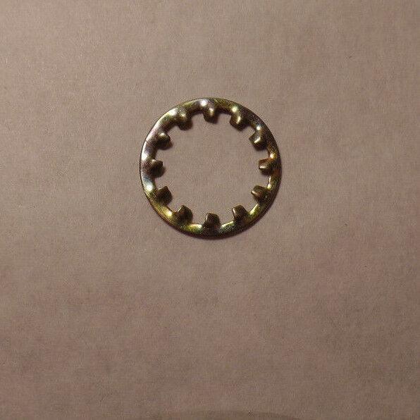 Lot of 5 Plated Steel Lock Washer, Canopy, Lamp Part 1/8 IP Slip, fits 3/8" pipe - Stone Door Lamps