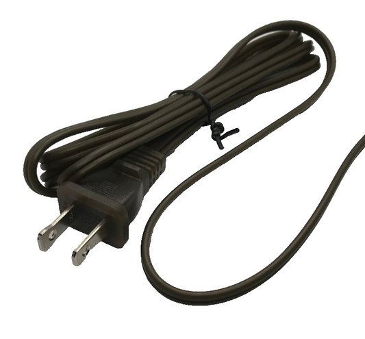 NEW 6' Antique Bronze 18/2 Plastic Covered Lamp Cord Plug Set SPT-1, U.L., CS706