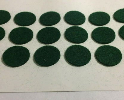 New Lot of 10, 3/4" Green Felt Dots W/ Adhesive Backs For Lamps, Etc. #10GF199 - Stone Door Lamps
