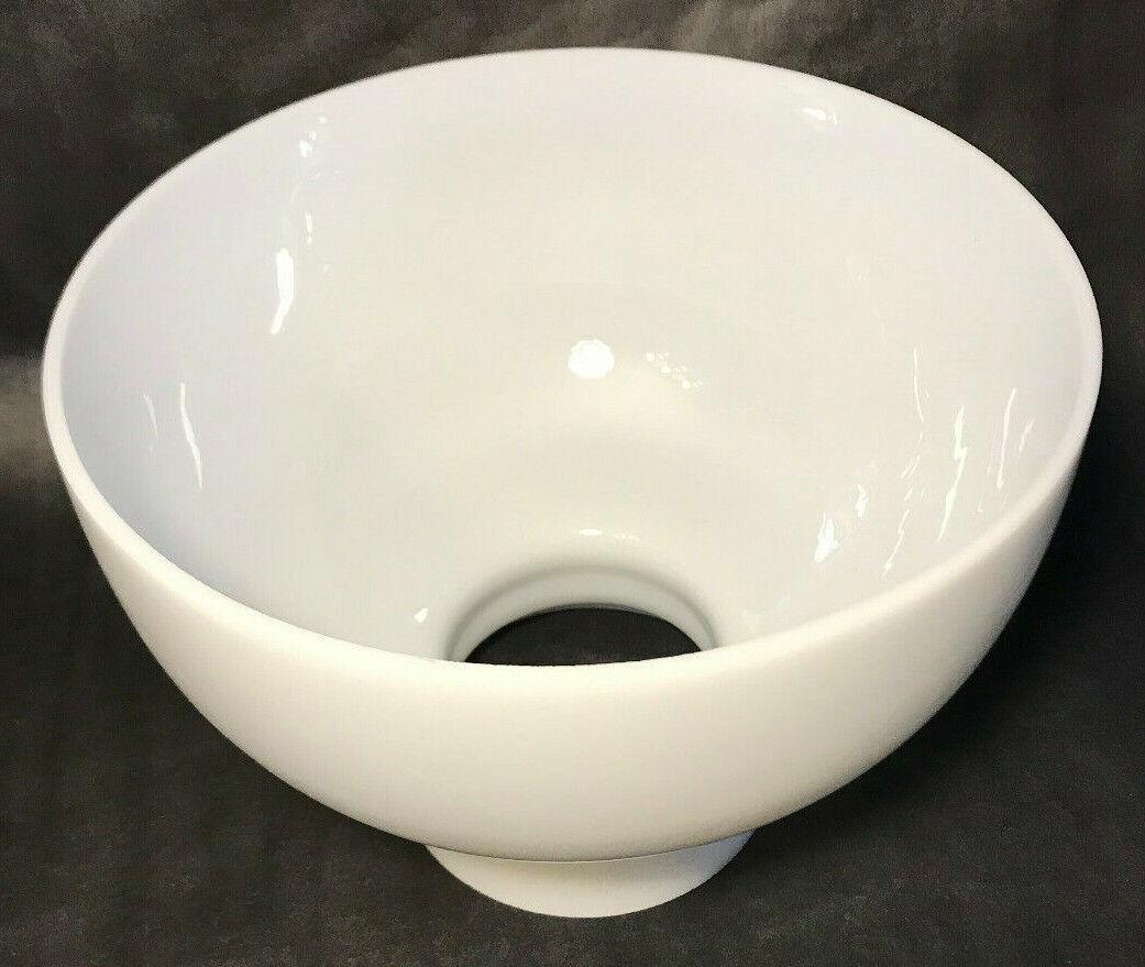 New 10" Opal White Milk Glass Student Lamp Shade, Hand Blown, USA Made #SH060 - Stone Door Lamps