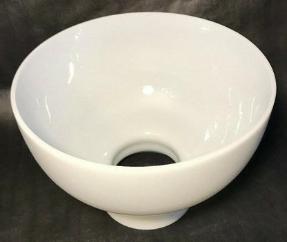 New 10" Opal White Milk Glass Student Lamp Shade, Hand Blown, USA Made #SH060 - Stone Door Lamps