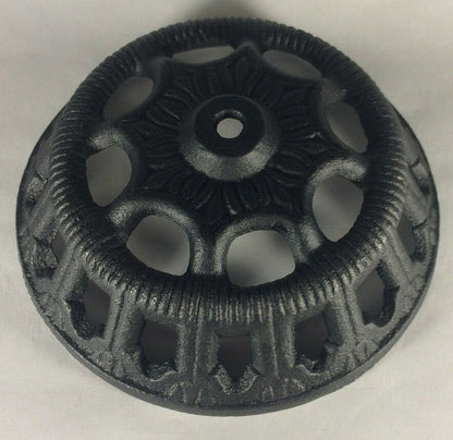 New Cast Iron Bracket Lamp Bowl For Wall Brackets, 5 1/4" Top Inside Dia. #CB910