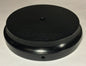 New 8.5" Modern Style Black Wooden Lamp Base w/ Wire Way Hole, Tapered Edge 310B