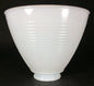 NEW White Opal Milk Glass 6" Floor Table Oil Lamp IES Reflector Waffle Shade - Stone Door Lamps