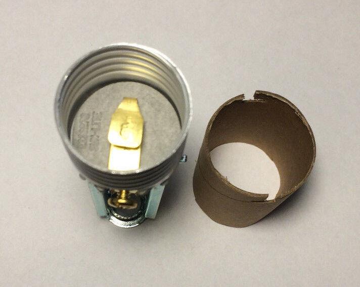 4" - 5 3/4" Adjustable Keyless Medium Base Bulb Chandelier Socket Lamp Holder 