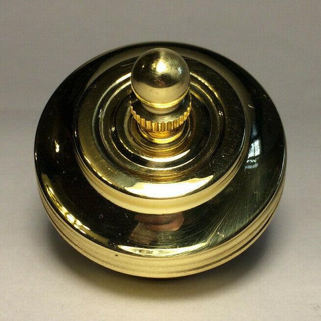 New Brass Cluster Head Lamp Part, 2 Light, 1/8F Tap, Polished & Lacquered #CH458 - Stone Door Lamps