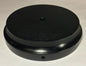 New 8.5" Modern Style Black Wooden Lamp Base w/ Wire Way Hole, Tapered Edge 310B - Stone Door Lamps