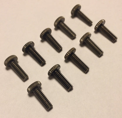 New Lot Of 10 Steel 1/2" Long Antique Brass Finish Thumbhead Screws 8/32 Thread