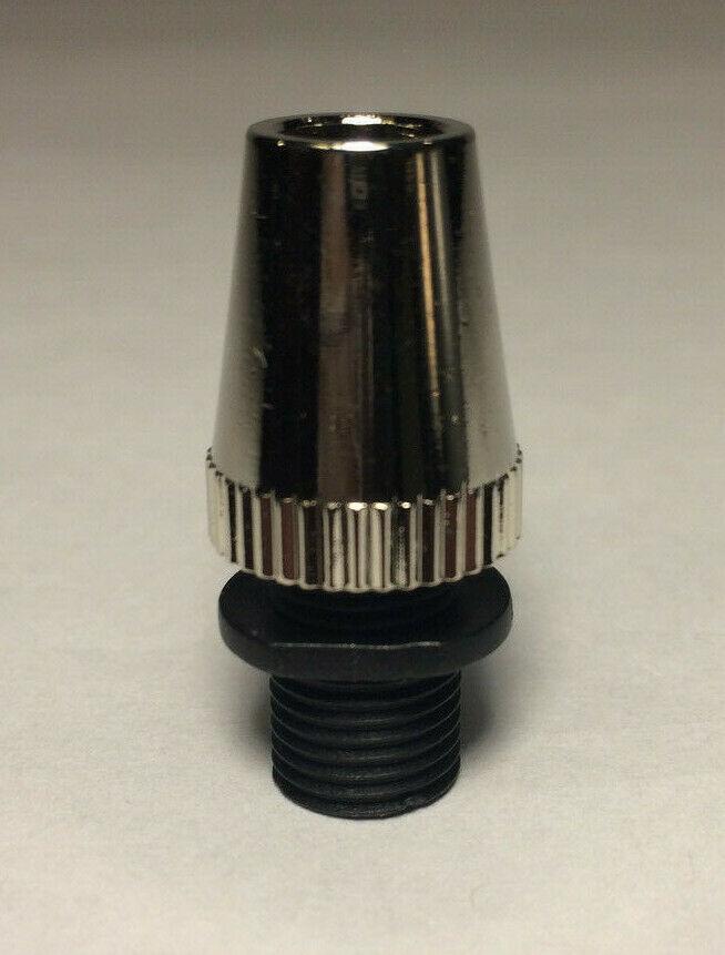 New Brass Cord Grip Bushing, Nickel Plated, for Twisted Pair Lamp Cord #CB930N - Stone Door Lamps