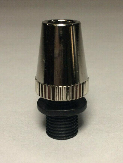 New Brass Cord Grip Bushing, Nickel Plated, for Twisted Pair Lamp Cord #CB930N - Stone Door Lamps
