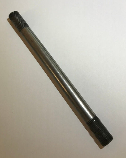 New 11 1/2" Seamless Steel Threaded Lamp Pipe, Rod, 1/8 IP (3/8") #SP321 - Stone Door Lamps