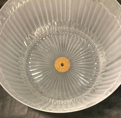 New 11 3/4" Satin Crystal Pairpoint Style Pleated Drapes Shade For Table Lamp - Stone Door Lamps