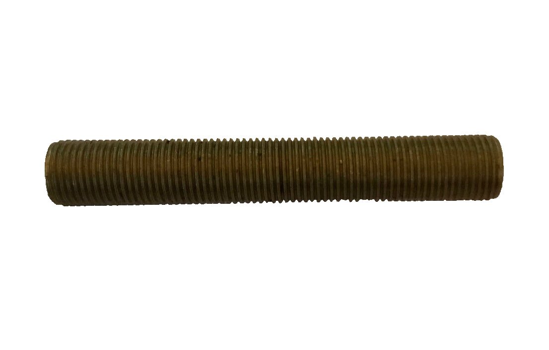 New 1 3/4" Solid Brass Lamp Nipple Pipe 1/8 IP (3/8" O.D.) Rust Resistant #LN214 - Stone Door Lamps