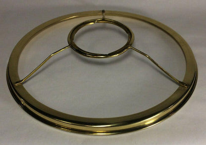 New 10" Fitter Solid Brass Shade Ring Holder For Rayo & Central Draft Burner 731 - Stone Door Lamps