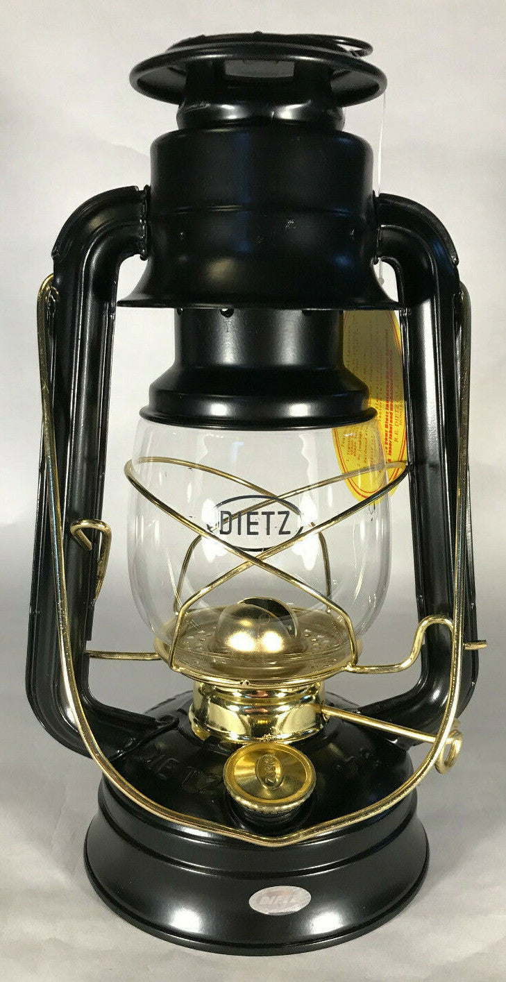 New Dietz #76 The Original Oil Lantern With Wick,  Black, 10" Tall #LA855