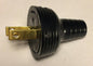 New Leviton Large Black Round Ribbed Lamp Cord Plug For Large Round Wire #LP573 - Stone Door Lamps