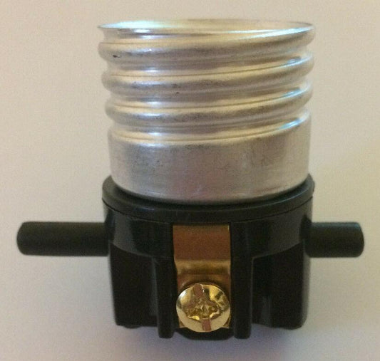 New On/Off Push - Thru Lamp Socket Interior E26 Medium, Standard Base #SO202I - Stone Door Lamps