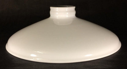 Metal Cone Lamp Light Shade Pendant 2.25 X 10 White Porcelain Industrial Style - Stone Door Lamps