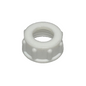 New White Bakelite (Plastic) Lamp Cord Bushing, 1/4F Tap (1/2") #CB906