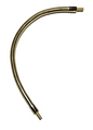 New 18" Long Flexible Brass Plated Steel Lamp Arm, 1 9/32" Diameter, 1/8M #LA079