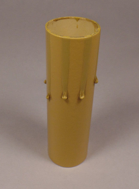 3" Gold Paper Board Candle Cover Chandelier Lamp Socket Cover, Candelabra CC978