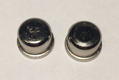 New 9/16" inch Nickel Plated Oil Glass Kerosene Lamp Finial Lot of 2