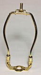 5 1/2" Brass Plated Mini Miniature Lamp Harp with Base, regular weight #HAR33 - Stone Door Lamps