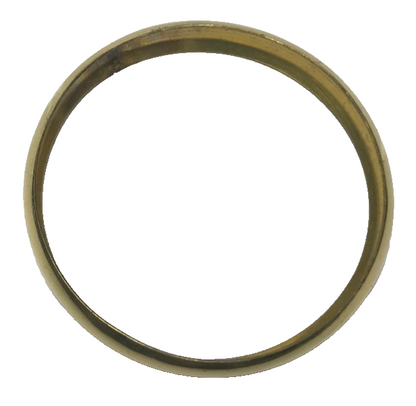 New Spun Brass Connector For Lamp Bases & Fonts, 2 1/2"x2 15/32"x7/16" Ht. P&L