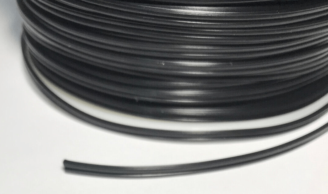 25 Ft. Black 22/2 Thin, Special Purpose 2 Wire Plastic Covered Lamp Cord 25PC622