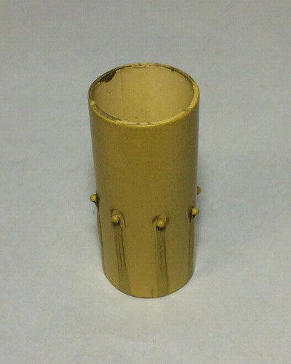 New 2" Antique Style Paper Board Candle Cover, Antique Gold Color, Candelabra 71 - Stone Door Lamps